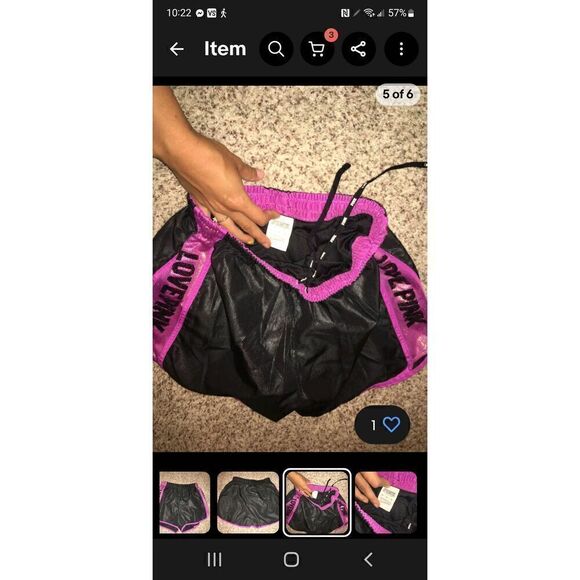 PINK ATHLETIC SHORTS - Picture 3 of 3